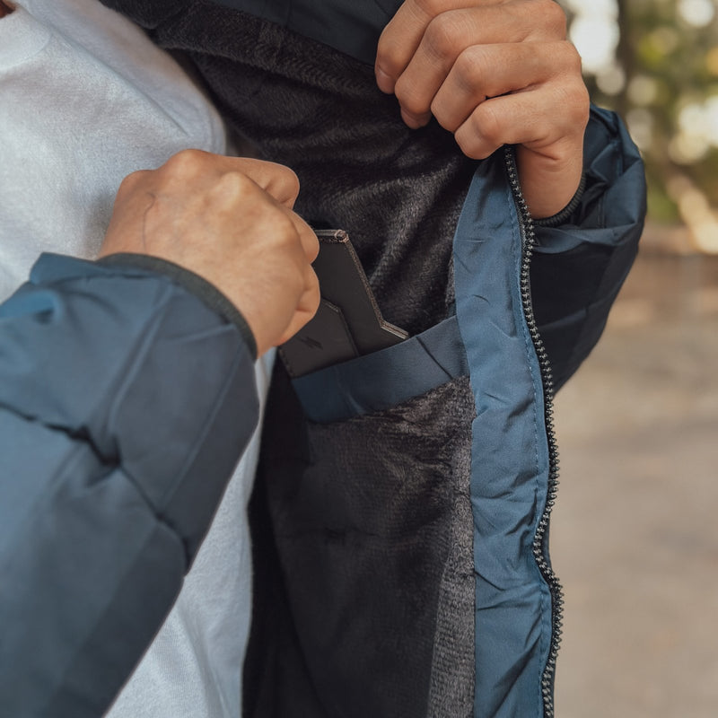 Jaqueta Bless Bomber Puffer Navy