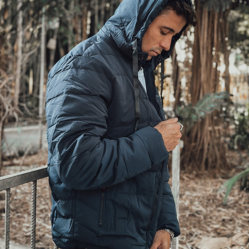 Jaqueta Bless Bomber Puffer Navy