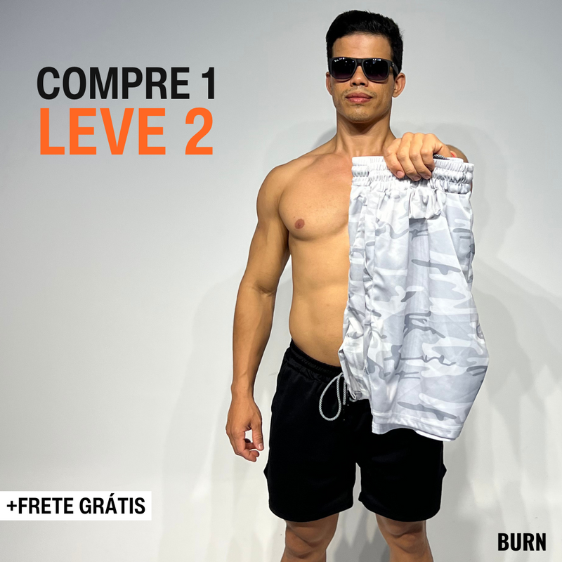 Shorts Dry-Fit BURN - Compre 1 e Leve 2